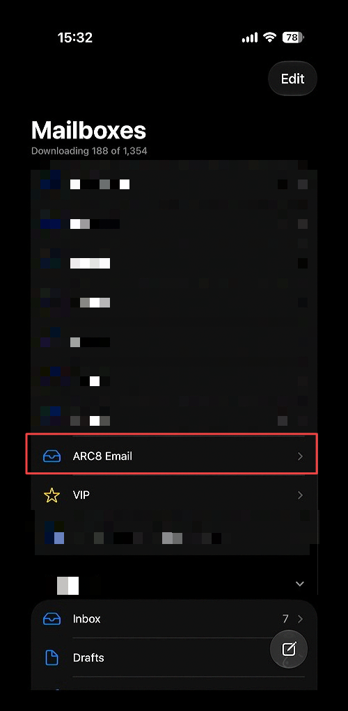 Email Appears in Mail App